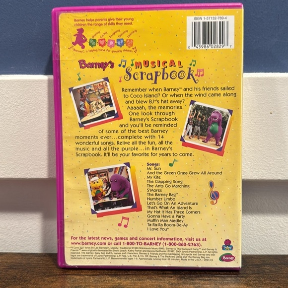 Barney’s Musical Scrapbook DVD - Picture 3 of 5